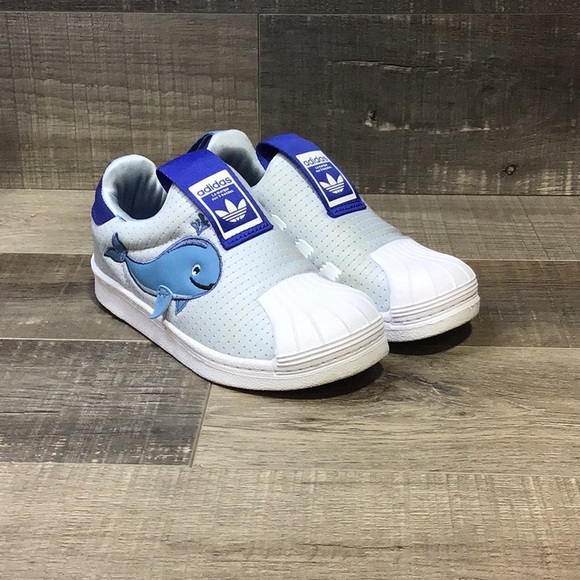 adidas | Shoes | Adidas Superstar 36 Primeblue Whale Used Marks On Bottoms | Poshmark